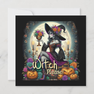 Gothic Hexe Halloween Fantasy Art Lebensmitteltasc