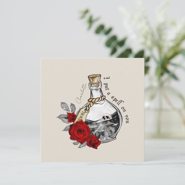 Gothic Hexe Liebe Pop (Stehend Vorderseite)