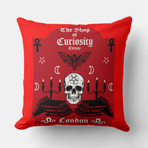 Gothic Hexe Punk Halloween Kissen