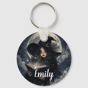 Gothic-Hexen-Natur-Vollmond-Design     Schlüsselanhänger
