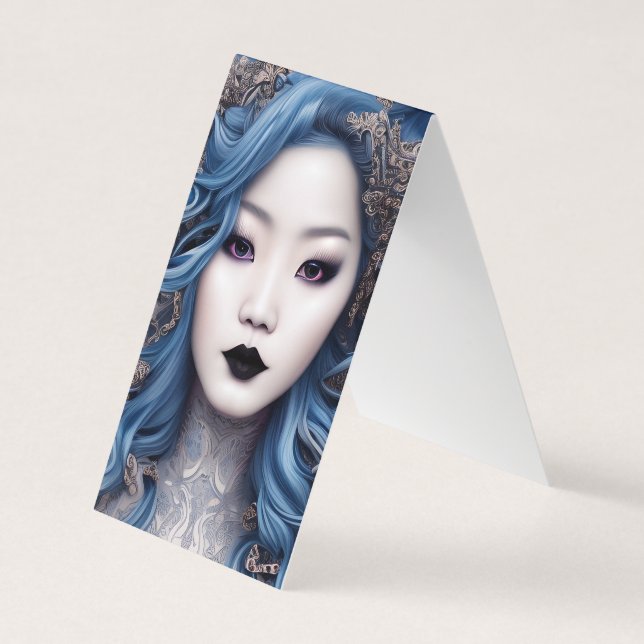 Gothic Hmong Frau Masterpiece Grafik Visitenkarten (Vorderseite)