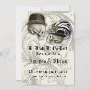 Gothic Hochzeit Save the Date
