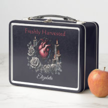 Gothic Horror Herz Mit Kerzen Personalisiert