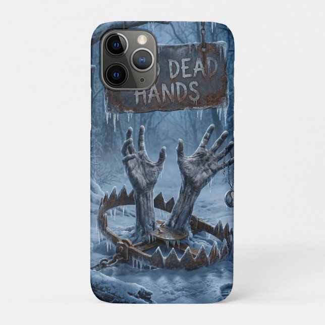 Gothic-Horror-Illustration gefrorener Hände  Case-Mate iPhone Hülle (Rückseite)