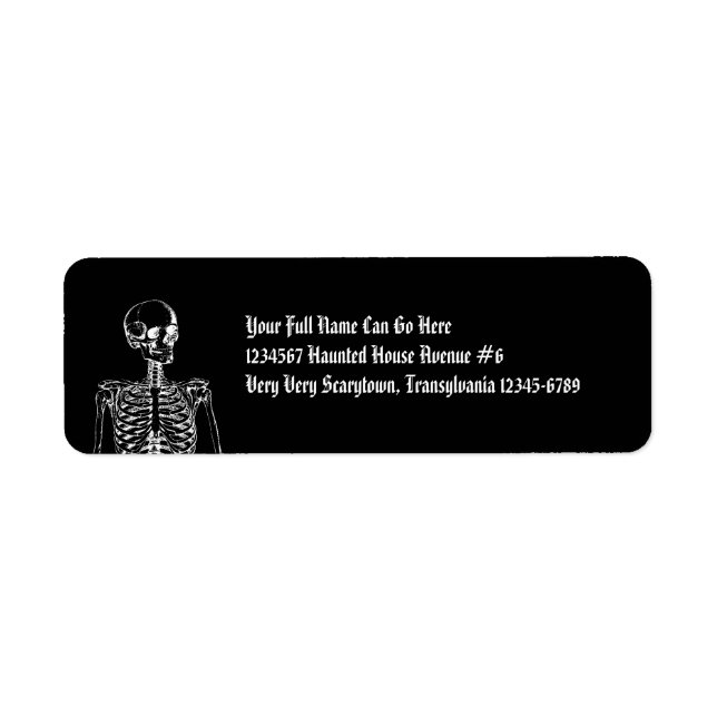 Gothic Horror Skelett (Vorne)