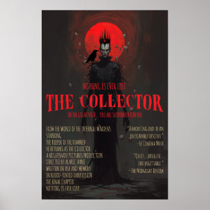 Gothic Horror The Collector Dark Fantasy Wand Poster