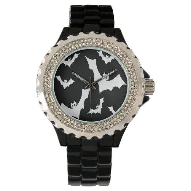 Gothic Horror Vampire Bats Armbanduhr (Vorderseite)