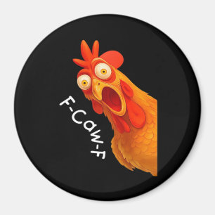 Gothic Humor Lustiger F-Caw-F Rabe Magnet