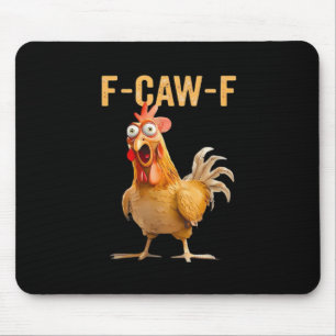Gothic Humorvoller Humor Krähe F-Caw-F Mousepad