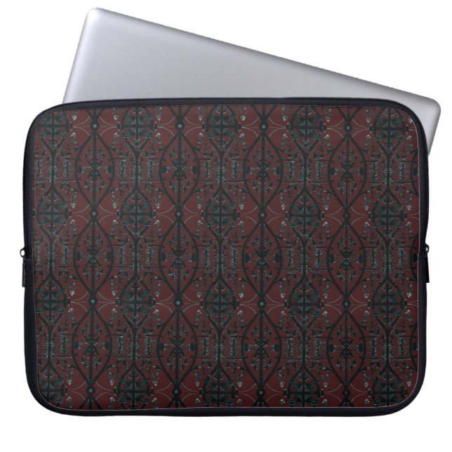 Gothic Ironwork Elegante Laptopschutzhülle (Vorderseite)