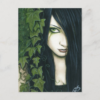 Gothic Ivy Fantasy Postcard Postkarte