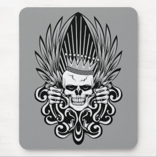 Gothic King Skull Mousepad