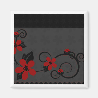 Gothic Kokeshi Kimono Design Magnet