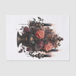 Gothic Lantern Candelabra für Decoupage Seidenpapier