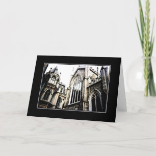 'Gothic' leere Grußkarte Karte