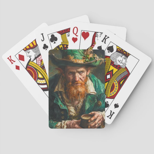 Gothic Leprechaun Spielkarten (Rückseite)