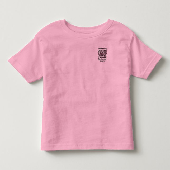 Gothic Letters Shirt (Vorderseite)