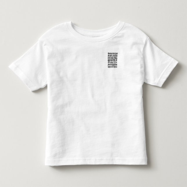 Gothic Letters Shirt (Vorderseite)