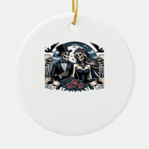 Gothic Liebesbeziehung Bis Dass Der Tod Uns Scheid Keramik Ornament