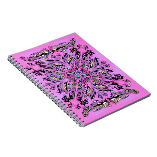 Gothic Lila Mandala Notebook Notizblock