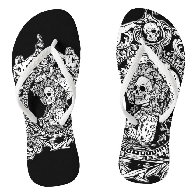 Gothic Maiden Flip Flops (Fußbett)