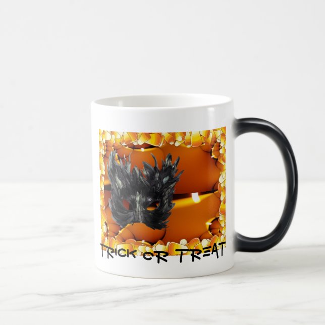 Gothic Mask Trick oder Treat Merchandise Verwandlungstasse (Rechts)