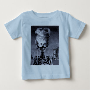 Gothic Masked Halloween Skeleton Baby T-shirt