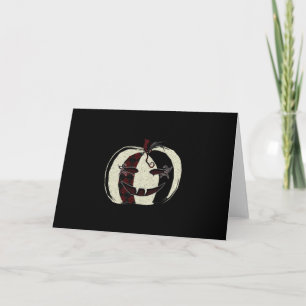 Gothic Masquerade Pumpkin Card Karte