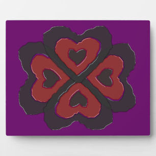 Gothic Melting Liebe Heart Plaque Fotoplatte