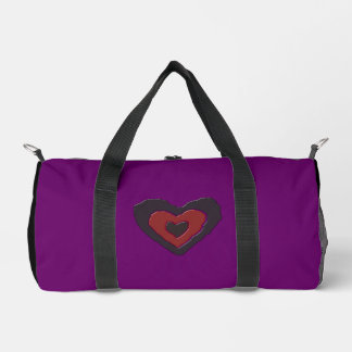 Gothic Melting Liebe Herz Duffle Bag