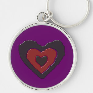 Gothic Melting Liebe Herz Keychain Schlüsselanhänger