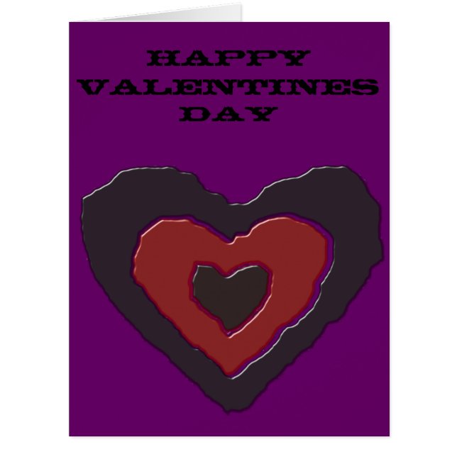 Gothic Melting Liebe Herzlich individueller Valent (Vorderseite)