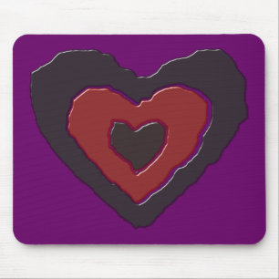 Gothic Melting Liebe Herzmousepad Mousepad
