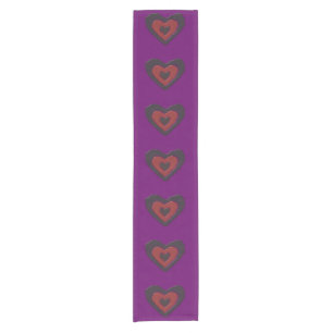 Gothic Melting Liebe Herztisch Runner Kurzer Tischläufer