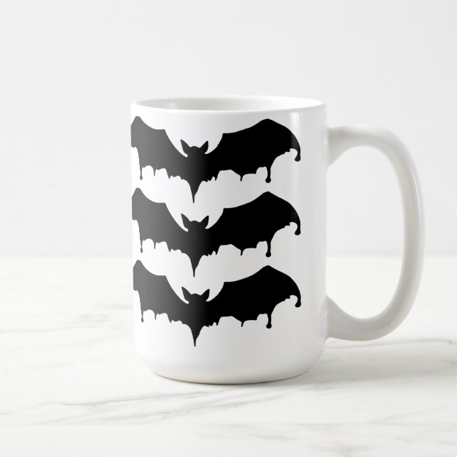 Gothic Melting Vampire Bats Kaffeetasse (Rechts)