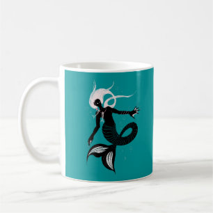 Gothic Mermaid Dark Fantasy Sea Creature Kaffeetasse