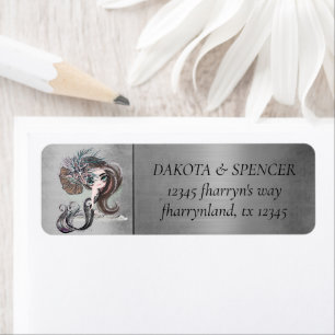 Gothic Mermaid Dark Goth Girly Rücksendeadresse