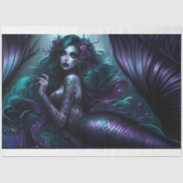 Gothic Mermaid Seidenpapier