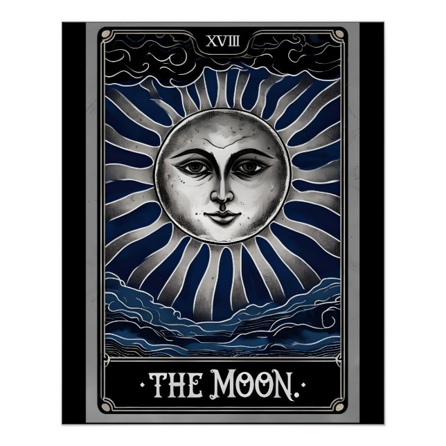 Gothic Mond Tarot Poster (Vorderseite)