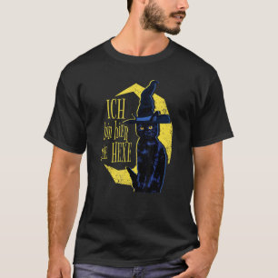 Gothic Mondkatze Ich bin hier die Hexe T-Shirt