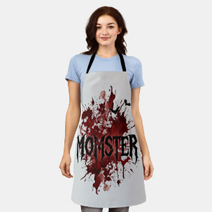 Gothic-Monster-Schürze - Gruselige Halloween-Küche Schürze