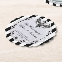 Gothic Moth Skull Wedding - Dunkles Elegant