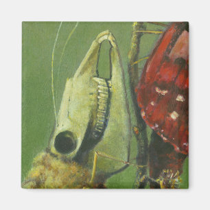Gothic Moth Surreal Magnet