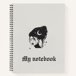 Gothic Muse Notebook – Dark Beauty Journal Notizbuch