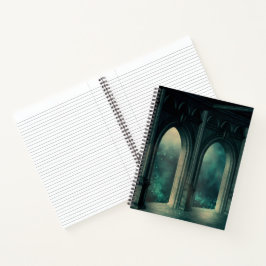 Gothic Mystic Castel Palace Doors Notizbuch