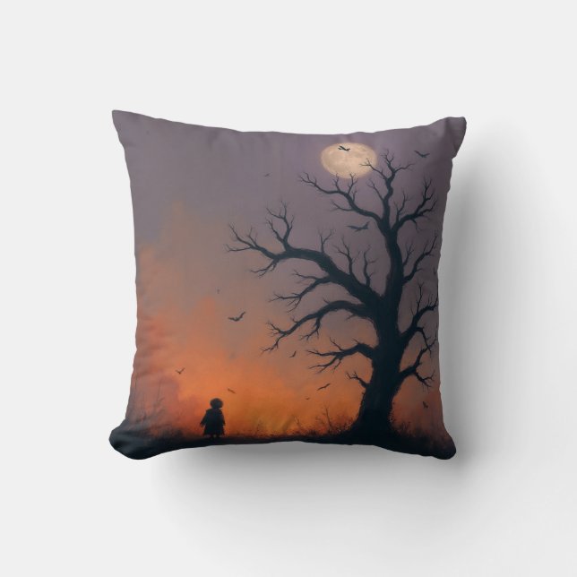 Gothic Neugier Kissen (Vorderseite)