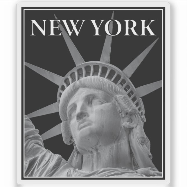 Gothic New York - v2 Aufkleber (Vorderseite)