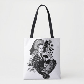 Gothic Night Owl and woman Tasche