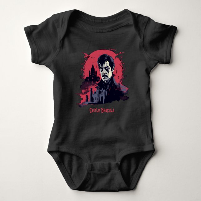 Gothic Nightmare Baby Strampler (Vorderseite)