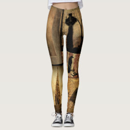 Gothic Patches Leggings